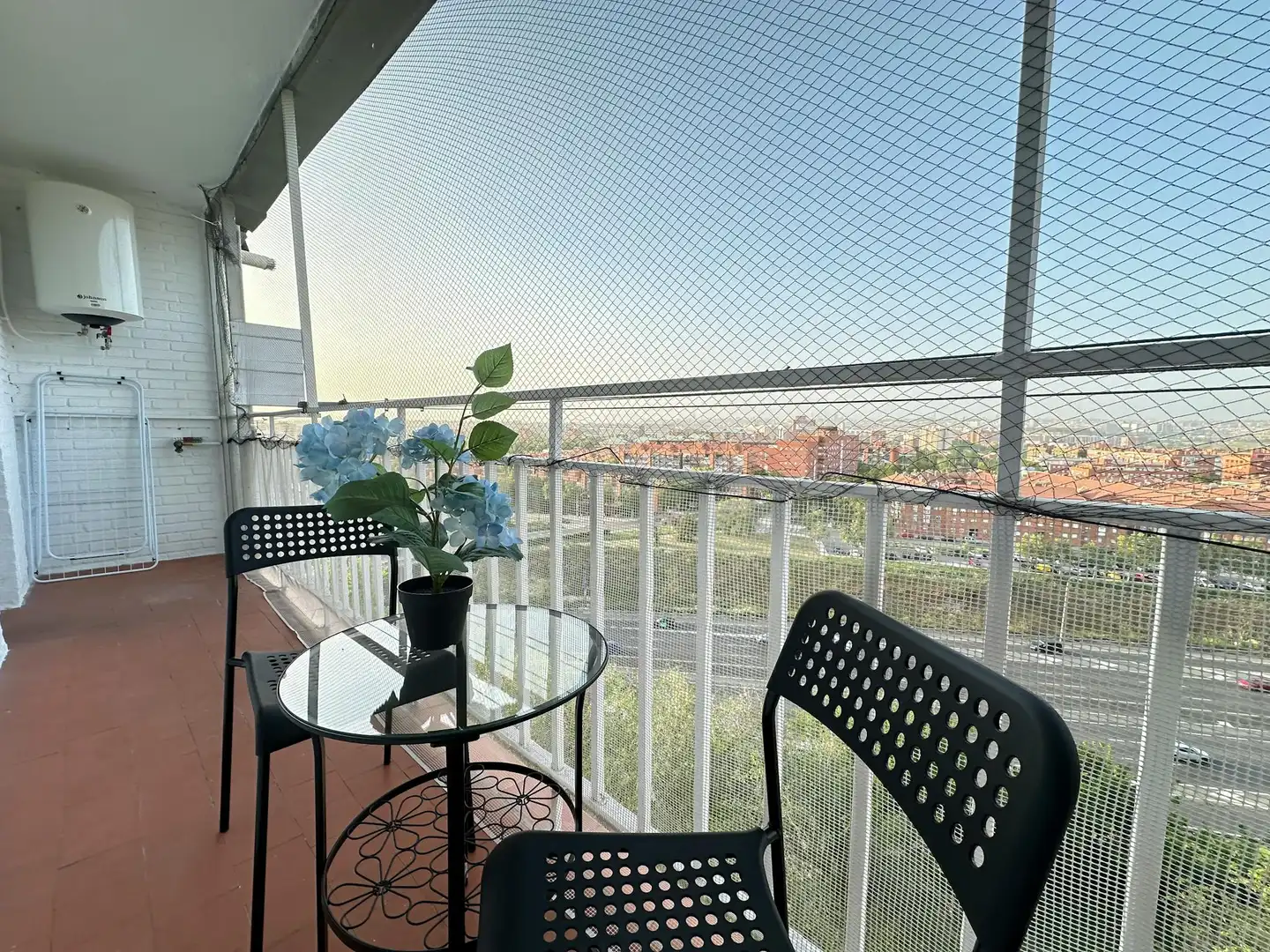 Terrasse von Wohnung zur Miete in Madrid mit Heizung, Privatgarten und Möbliert
