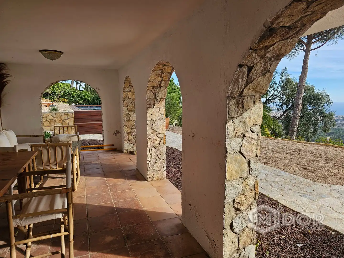 Terrasse von Haus oder Chalet zur Miete in Sant Feliu de Guíxols mit Klimaanlage, Privatgarten und Terrasse