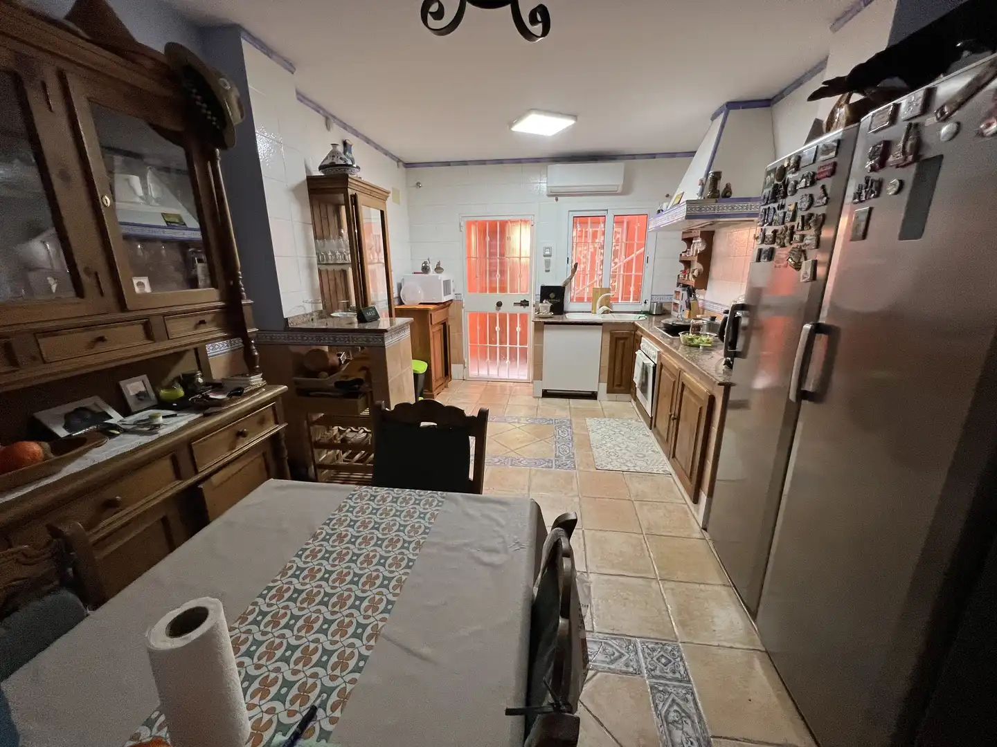 Cuina de Casa o xalet en venda en El Puerto de Santa María amb Aire condicionat, Jardí privat i Parquet
