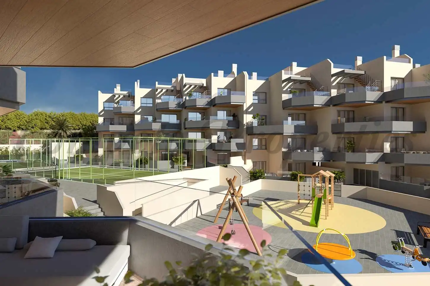 Appartement compact avec piscine à vendre à Urbanización Santa Rosa