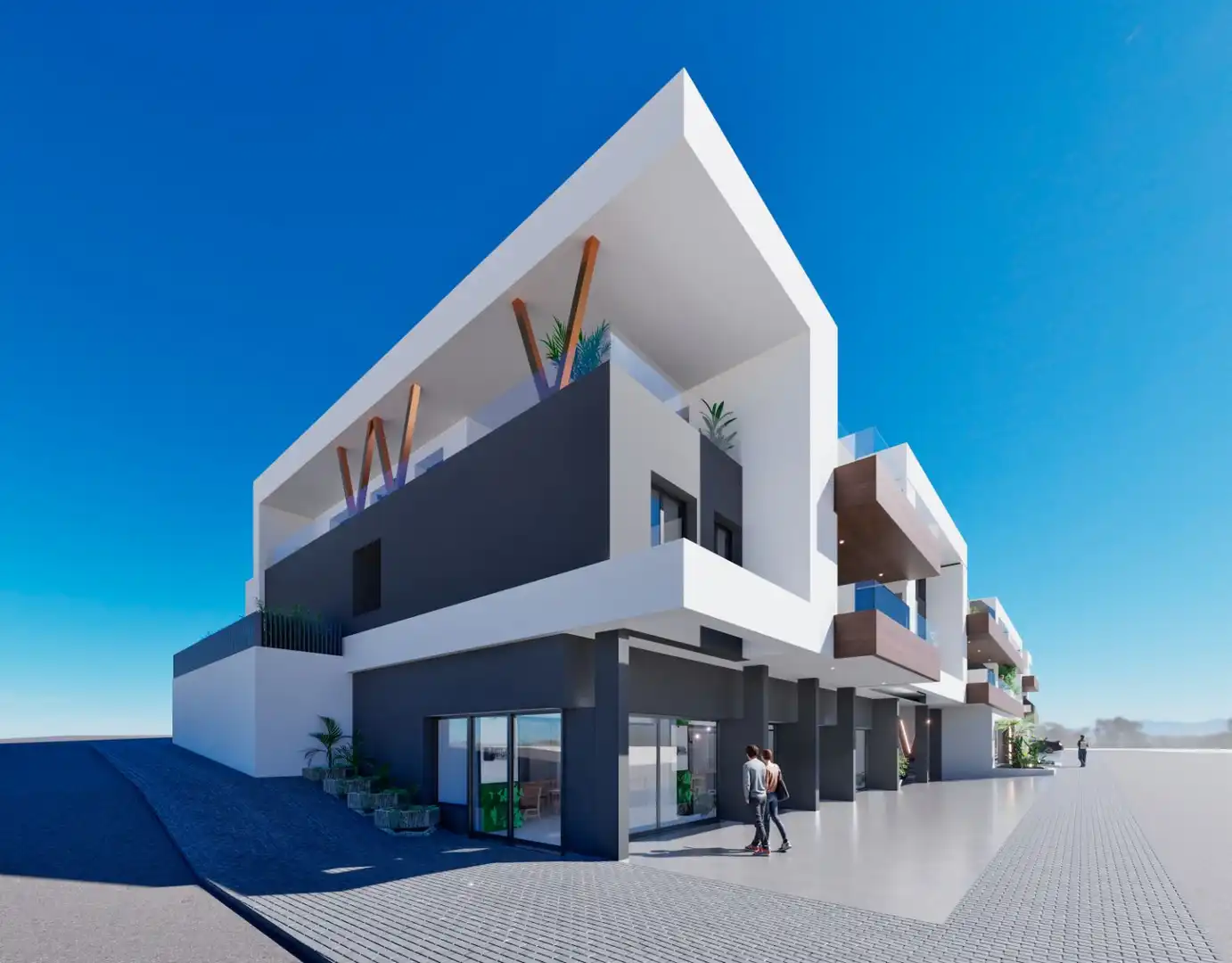 Vista exterior de Ático en venta en Benijófar con Terraza, Piscina y Amueblado
