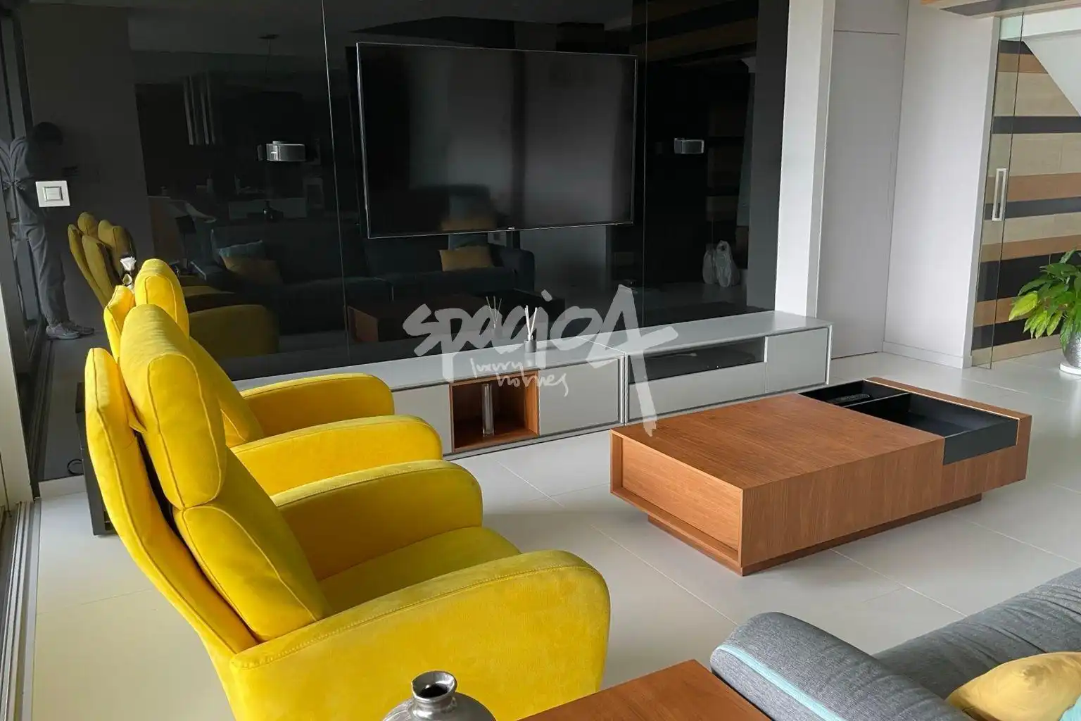 Sala de estar de Casa o chalet en venta en Sarria con Aire acondicionado, Jardín privado y Terraza