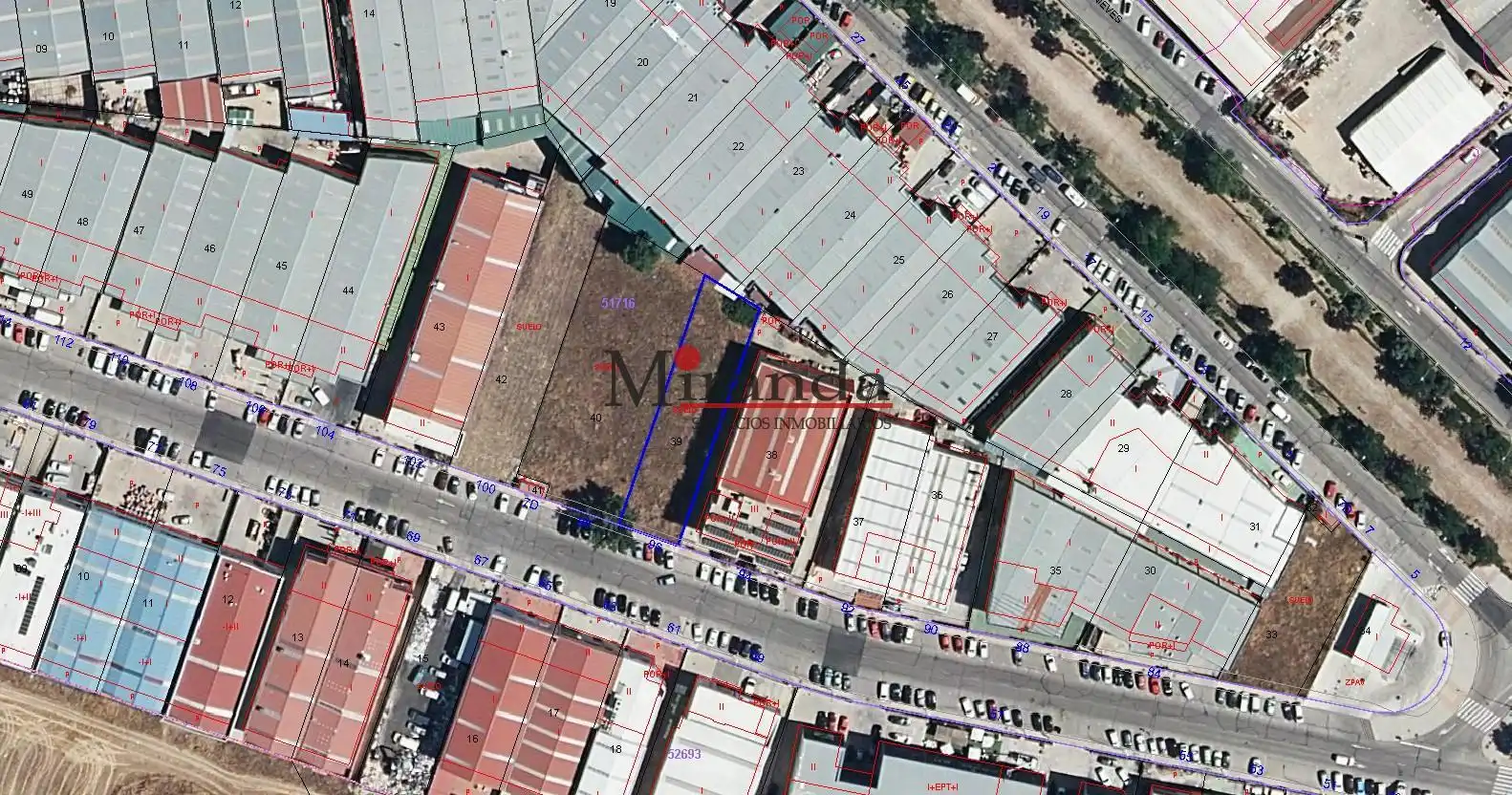 Exterior view of Industrial land for sale in Móstoles