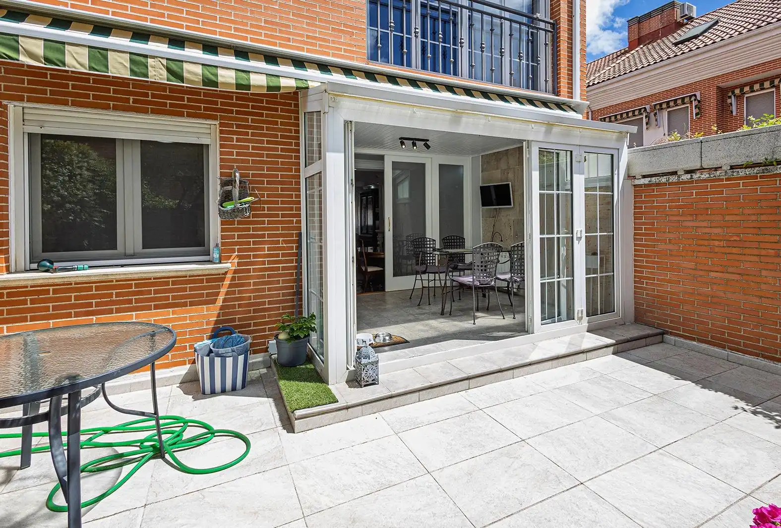 Terrassa de Casa o xalet en venda en Valladolid amb Calefacció, Jardí privat i Parquet