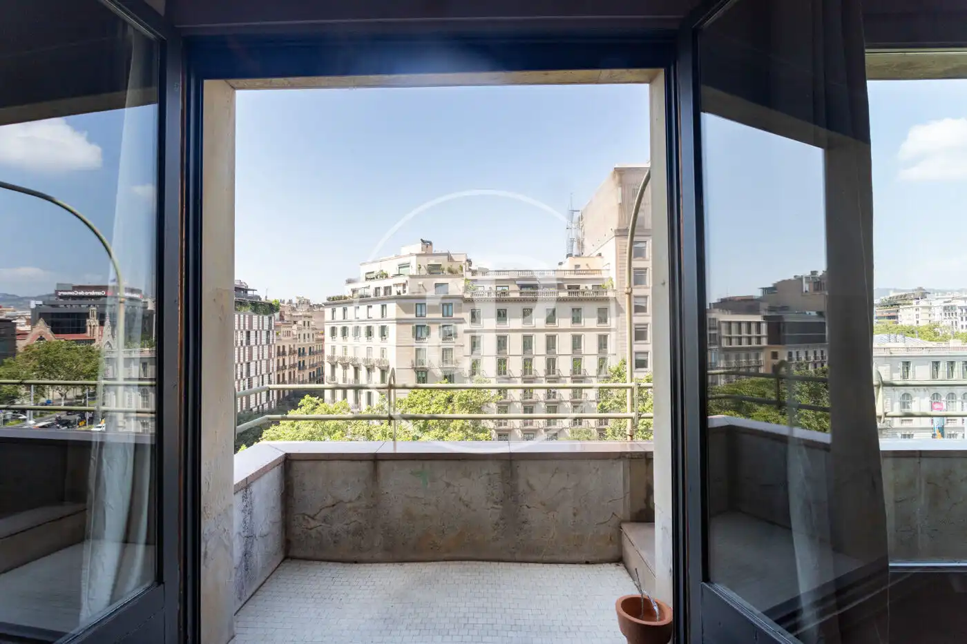 Terraza de Piso de alquiler en Barcelona con Calefacción, Amueblado y Balcón