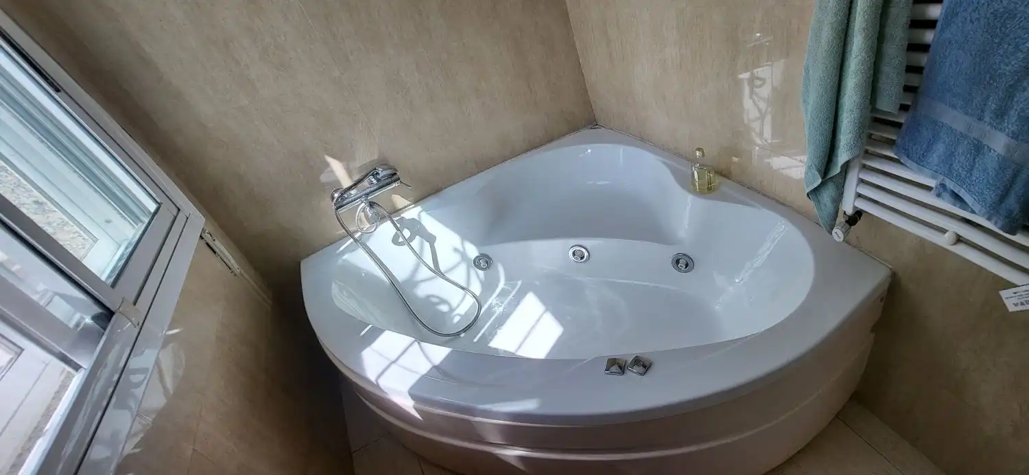 Baño de Casa o chalet en venta en Roquetes con Aire acondicionado, Calefacción y Jardín privado
