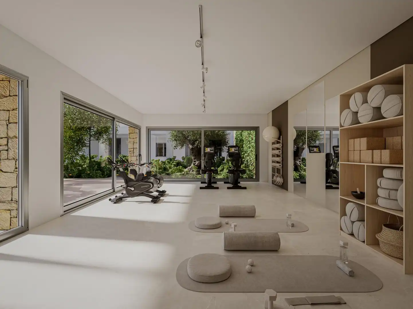 Wohnzimmer von Dachboden zum Verkauf in Manilva mit Klimaanlage, Terrasse und Abstellraum