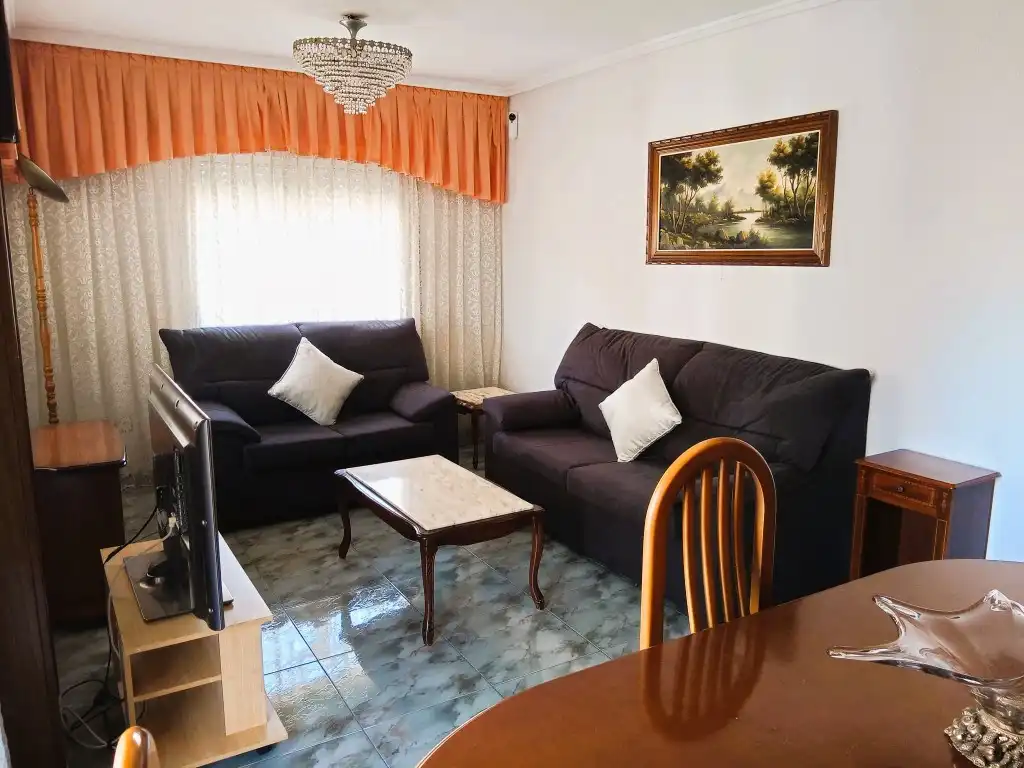 Sala de estar de Piso en venta en Valencia con Aire acondicionado, Amueblado y Horno