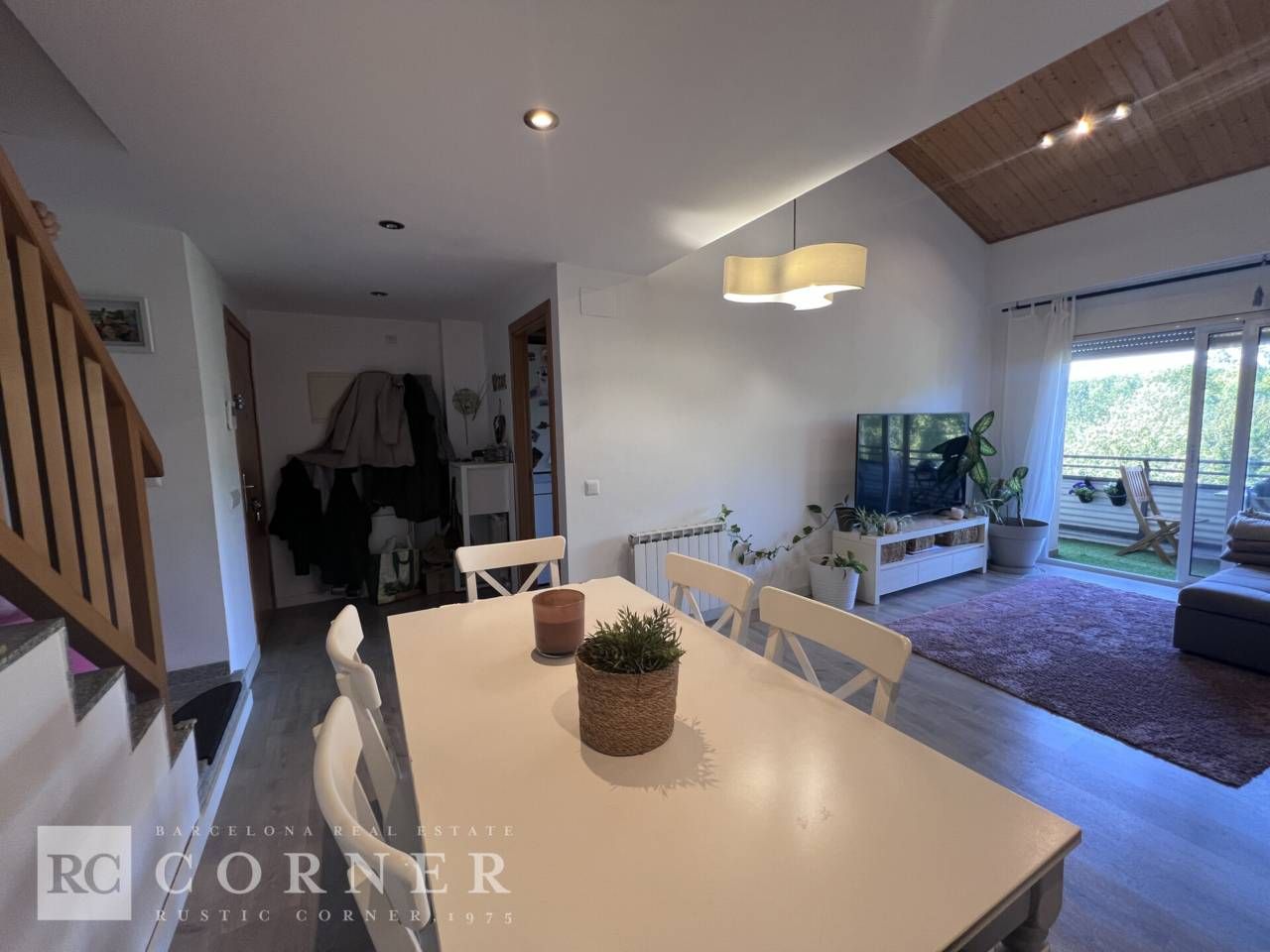 Vista exterior de Pis en venda en Girona Capital amb Parquet, Terrassa i Traster