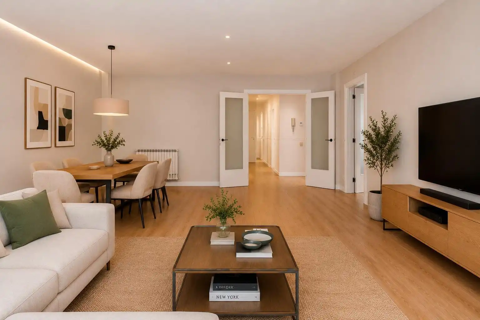 Sala de estar de Piso en venta en Igualada