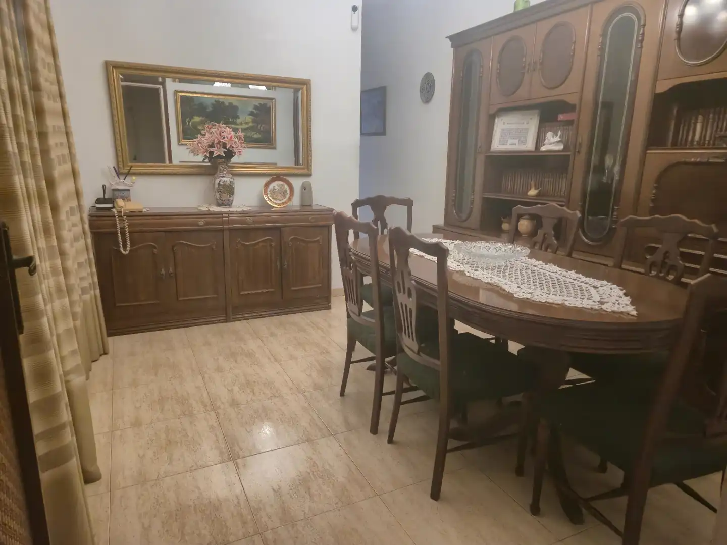 Esszimmer von Erdgeschoss zum Verkauf in Mataró mit Terrasse und Möbliert