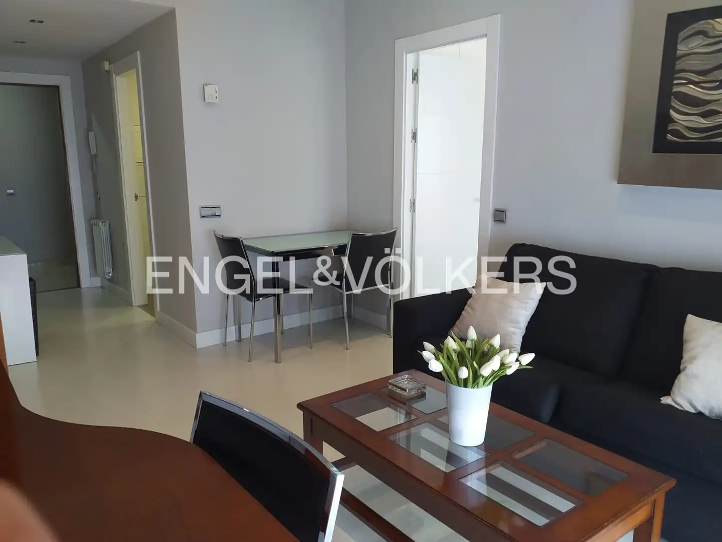 Esszimmer von Wohnung zur Miete in Madrid mit Klimaanlage, Heizung und Terrasse