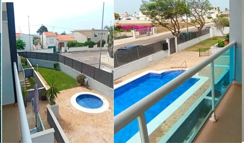Piscina de Apartament de lloguer en Vinaròs amb Terrassa, Moblat i Piscina comunitària