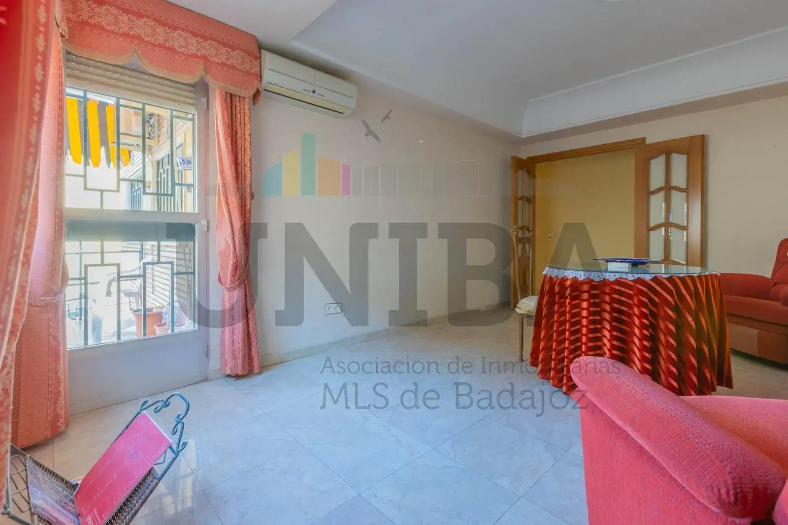 Schlafzimmer von Wohnung zum Verkauf in Badajoz mit Klimaanlage, Privatgarten und Terrasse