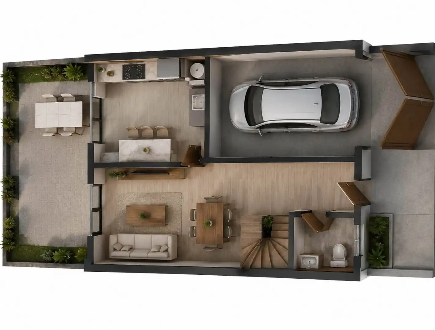 Einfamilien-Reihenhaus zum Verkauf in Reocín mit Heizung und Terrasse
