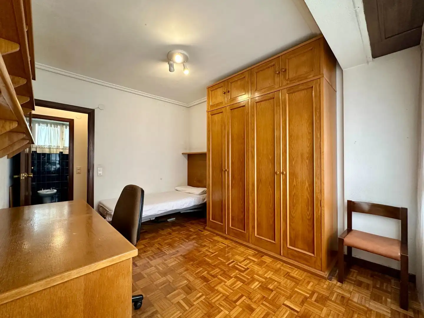 Bedroom of Flat for sale in  Pamplona / Iruña  with Heating and Parquet flooring