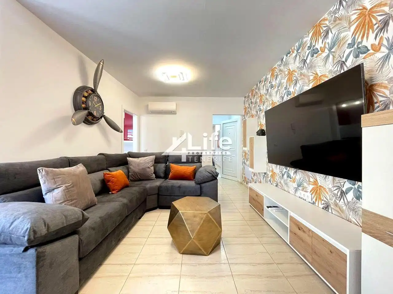 Sala de estar de Casa o chalet de alquiler en San Miguel de Abona con Aire acondicionado, Terraza y Amueblado