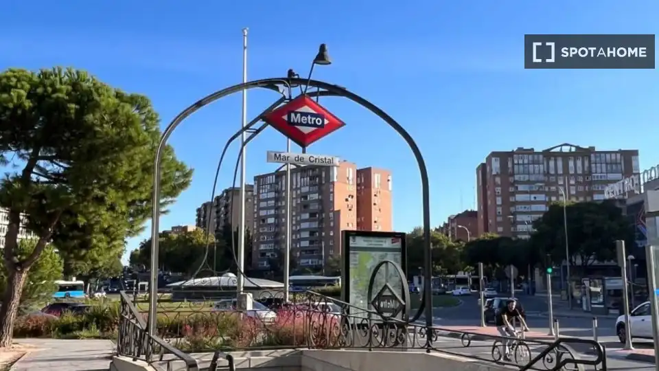 Vista exterior de Pis de lloguer en Madrid amb Aire condicionat, Calefacció i Moblat
