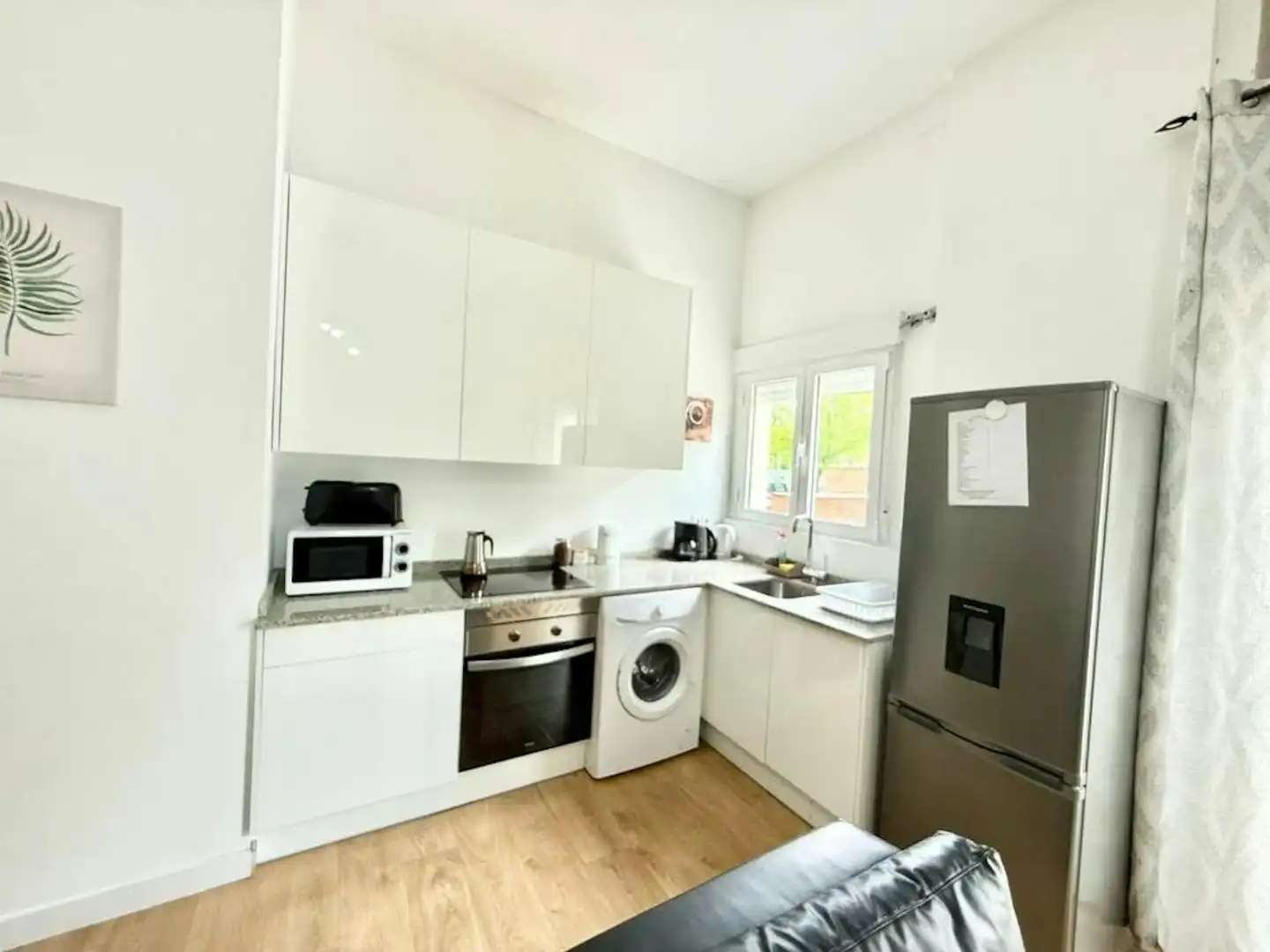 Cocina de Piso de alquiler en Madrid con Aire acondicionado, Calefacción y Amueblado