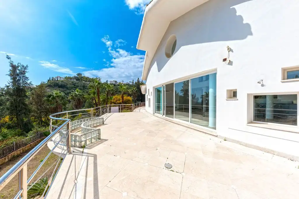 Terraza de Casa o chalet en venta en Benahavís con Aire acondicionado, Calefacción y Jardín privado