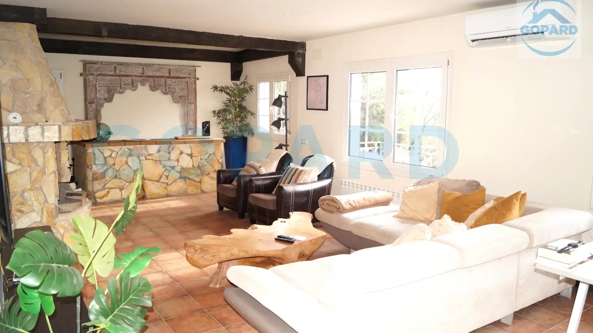 Living room of Houses for sale in Valdemorillo  with Air Conditioner, Heating and Private garden