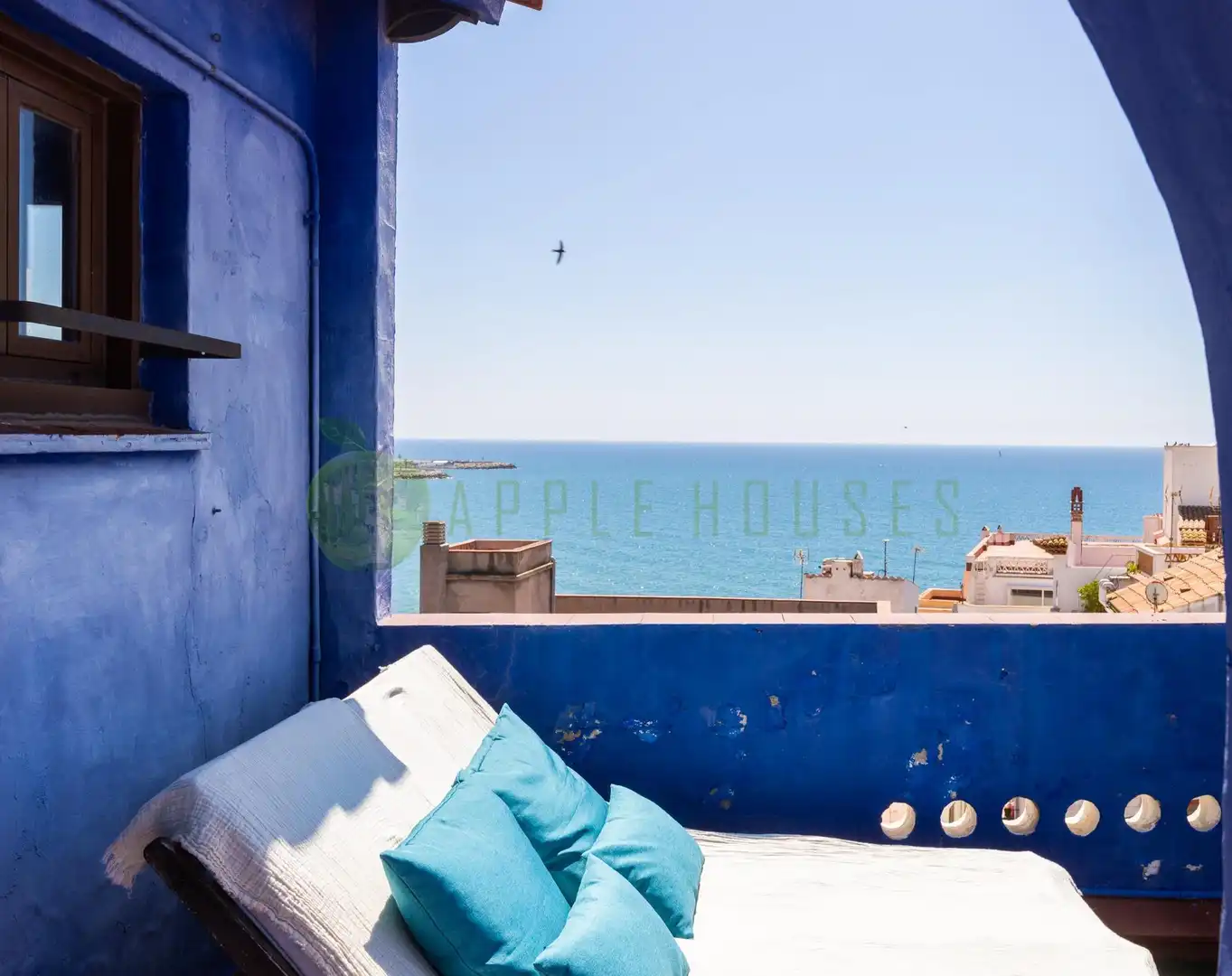 Balcony of Houses for sale in Sitges  with Air Conditioner, Heating and Terrace