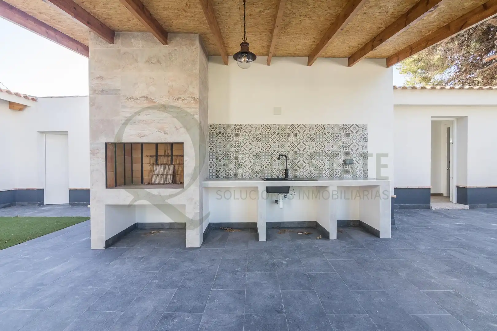 Terraza de Casa o chalet en venta en Mutxamel con Calefacción, Jardín privado y Terraza