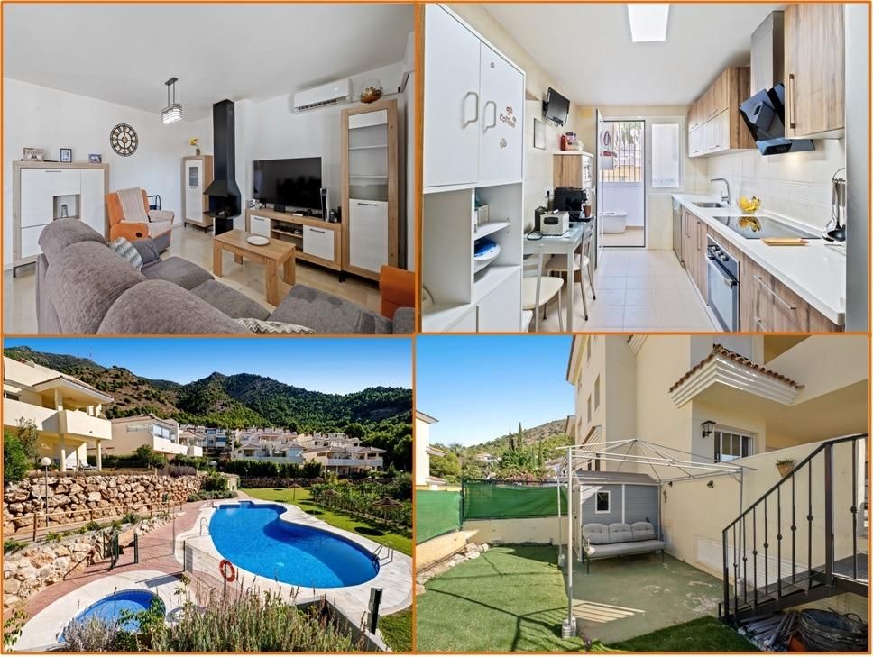 Exterior view of Flat for sale in Mijas  with Private garden, Terrace and Community pool