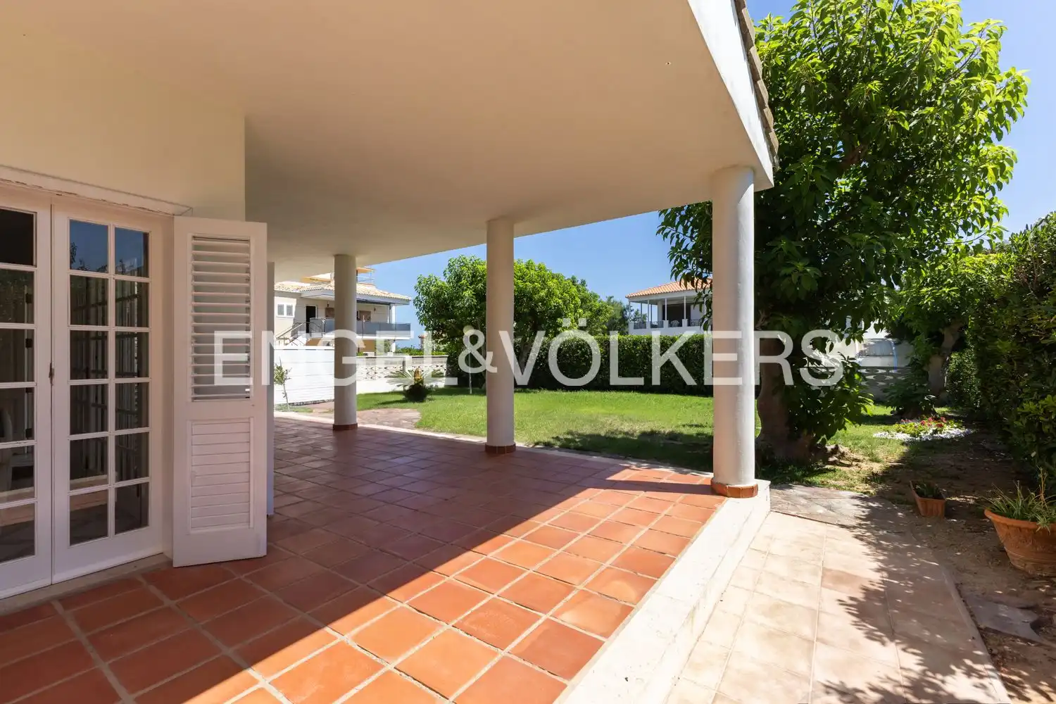 Terrace of Houses for rent in Valencia  with Air Conditioner, Heating and Private garden