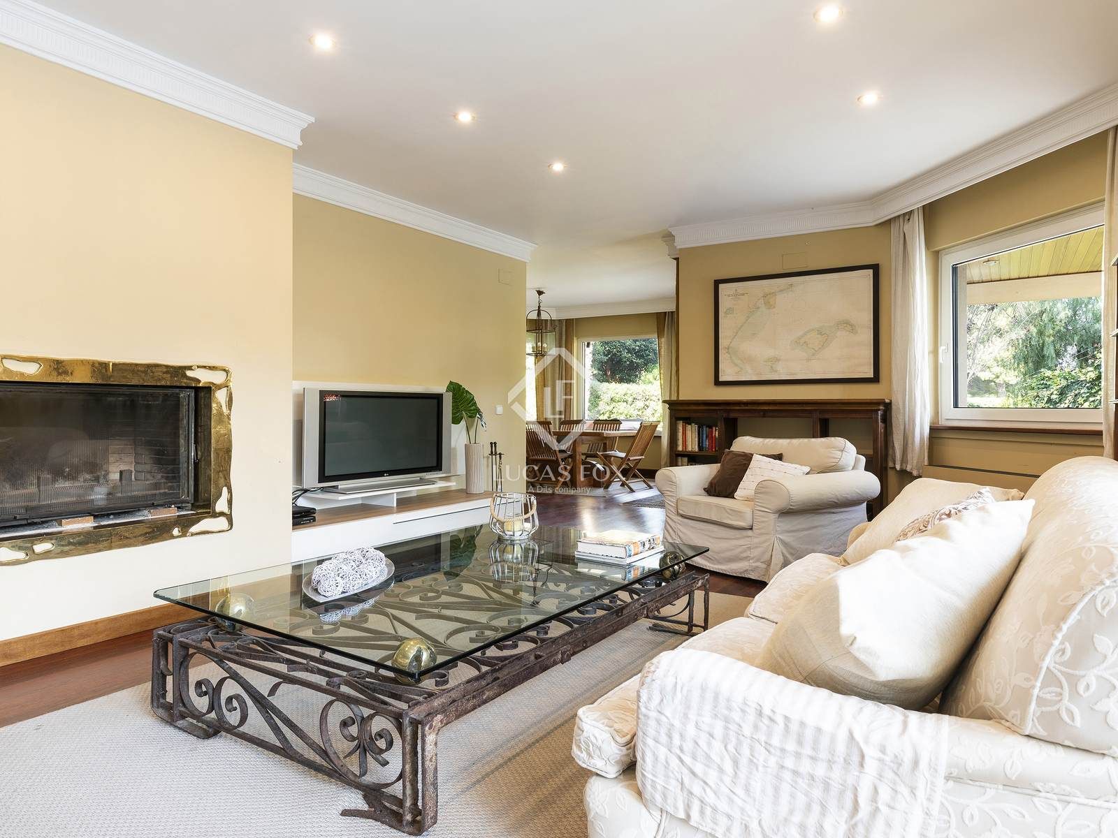 Living room of House or chalet for sale in Sitges  with Air Conditioner, Heating and Private garden