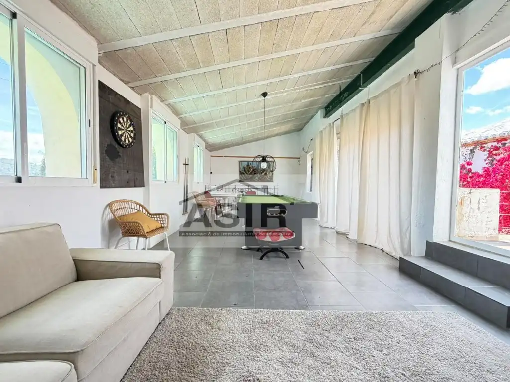 Sala de estar de Casa o chalet en venta en Alzira con Terraza y Piscina