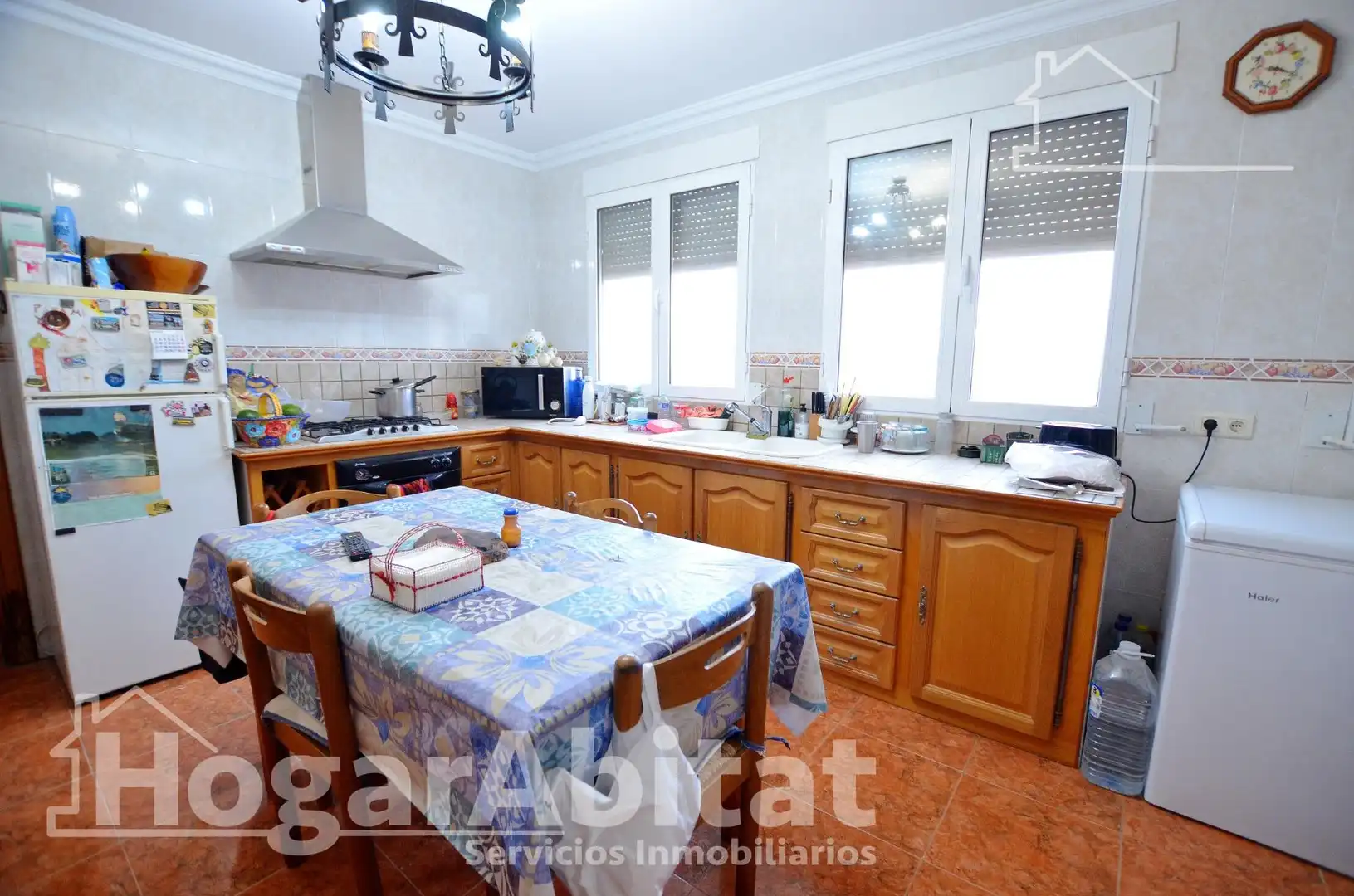 Cocina de Casa o chalet en venta en Alicante / Alacant con Aire acondicionado, Calefacción y Jardín privado