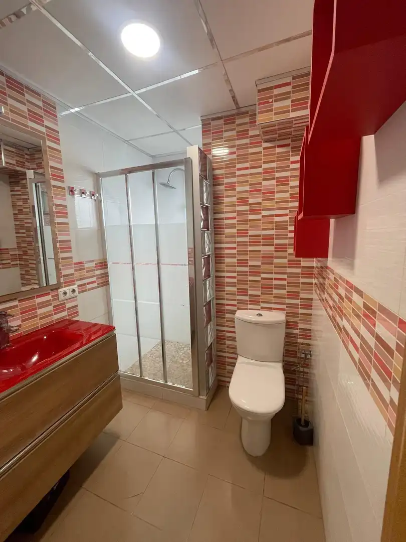 Bany de Apartament en venda en Alicante / Alacant amb Aire condicionat i Alarma