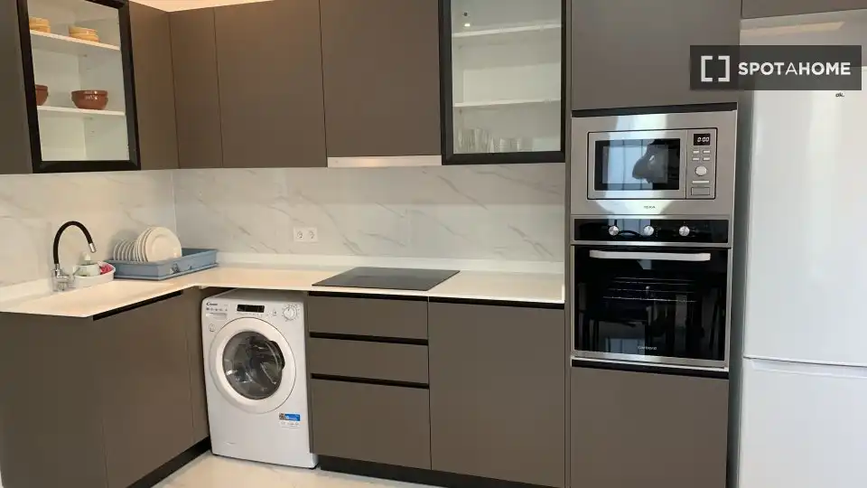 Kitchen of Flat for rent in Sagunto / Sagunt  with Air Conditioner, Heating and Furnished