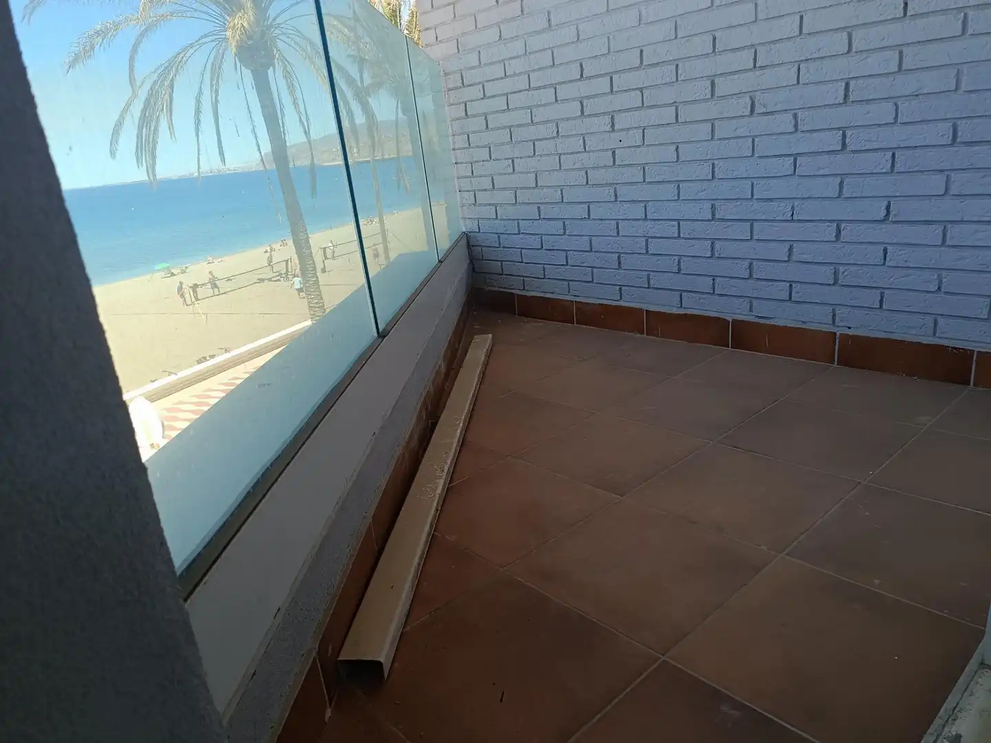 Balcony of Apartments for rent in Almería  with Heating, Terrace and Furnished