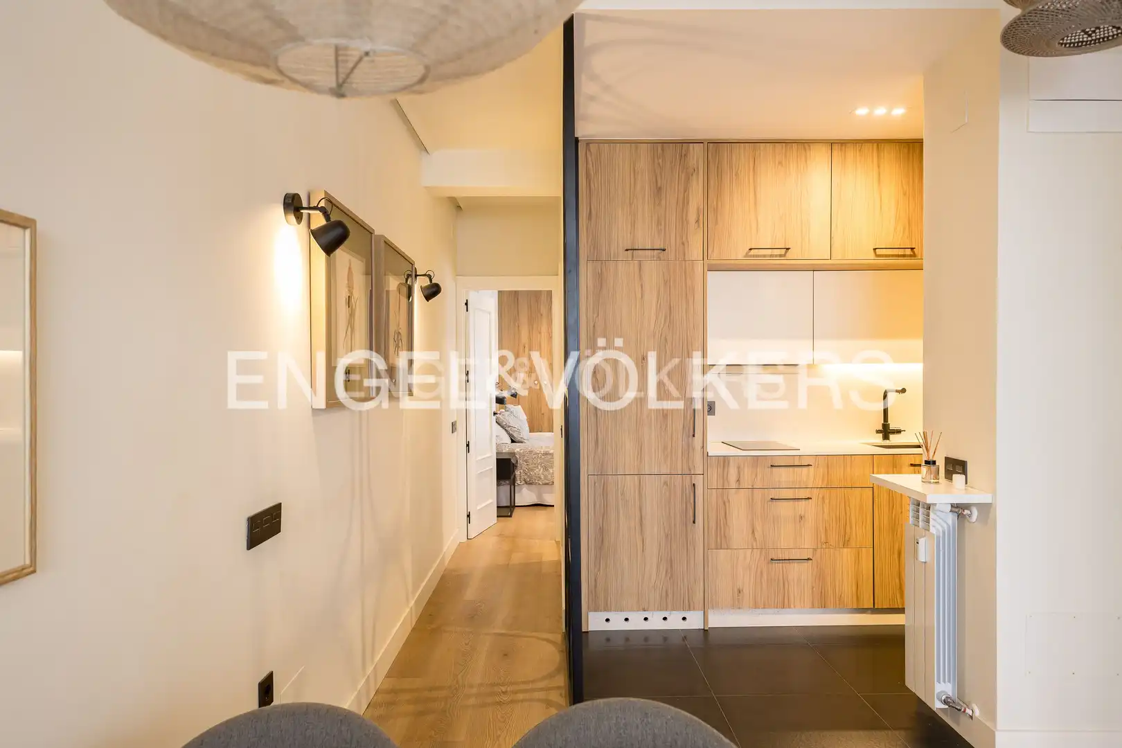 Kitchen of Flat for rent in Madrid  with Air Conditioner, Heating and Storage room