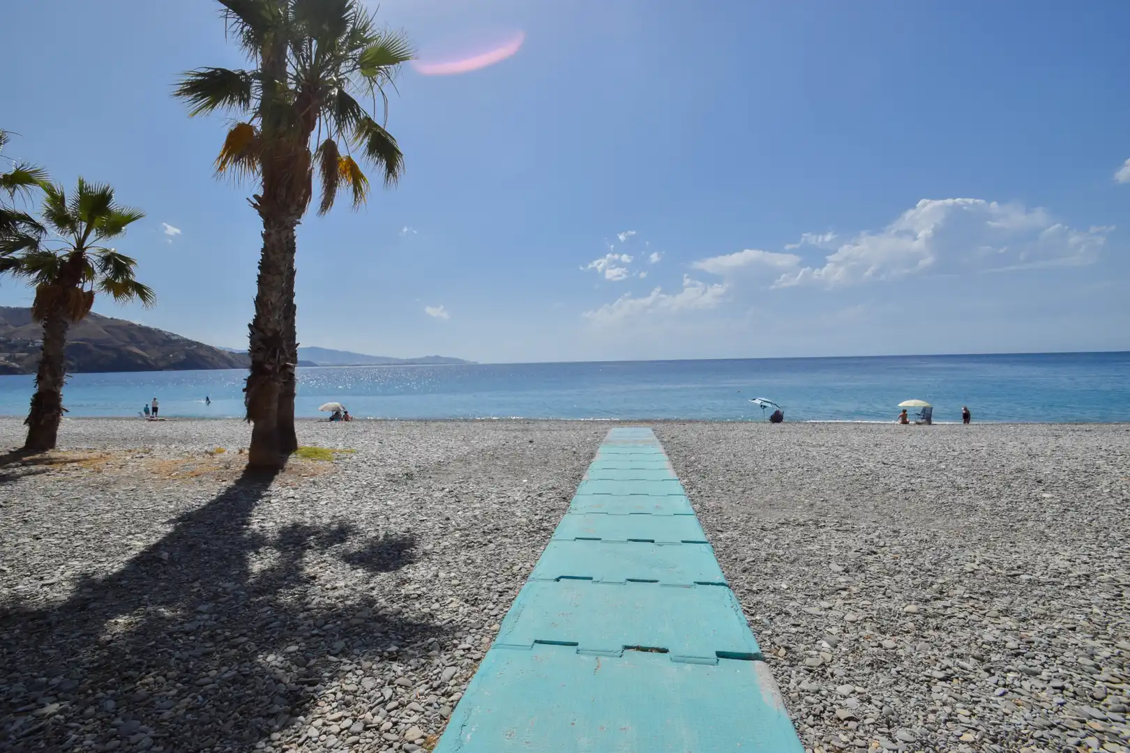 Exterior view of Flat for sale in Almuñécar  with Parquet flooring, Terrace and Furnished