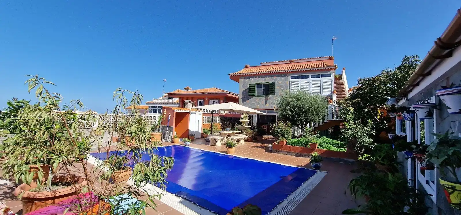 Piscina de Casa o chalet en venta en Firgas con Jardín privado, Piscina y Amueblado