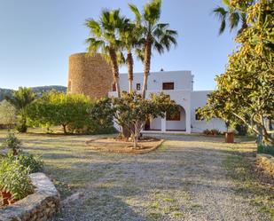 Vista exterior de Casa o xalet de lloguer en Sant Joan de Labritja amb Aire condicionat, Jardí privat i Terrassa