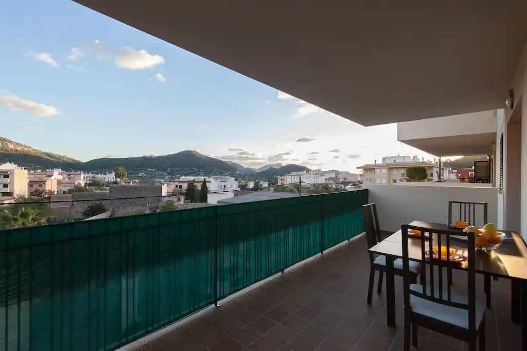 Terrace of Flat for rent in Andratx  with Air Conditioner, Heating and Terrace