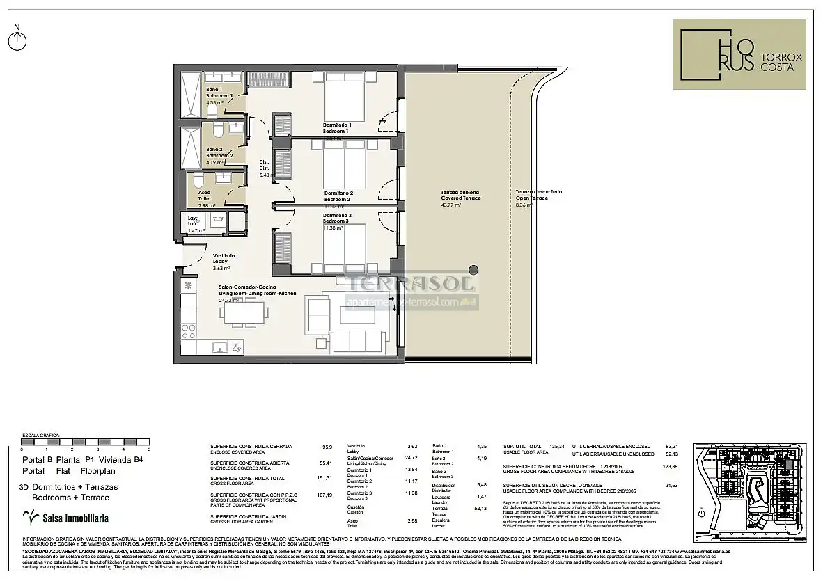 Piso con piscina en venta en Urbanización Santa Rosa, imagen 2