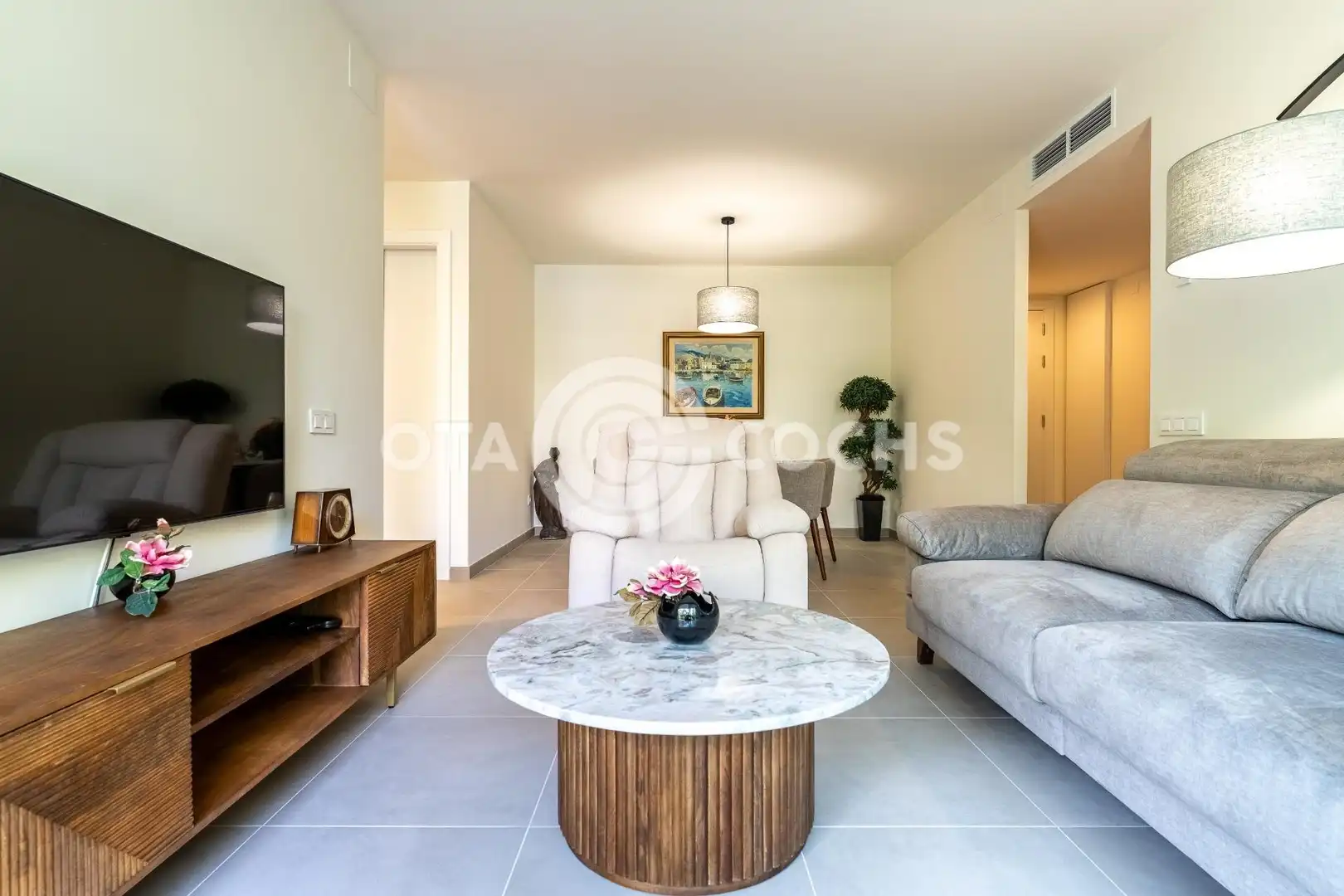 Living room of Flat for sale in Cambrils  with Heating, Balcony and Community pool