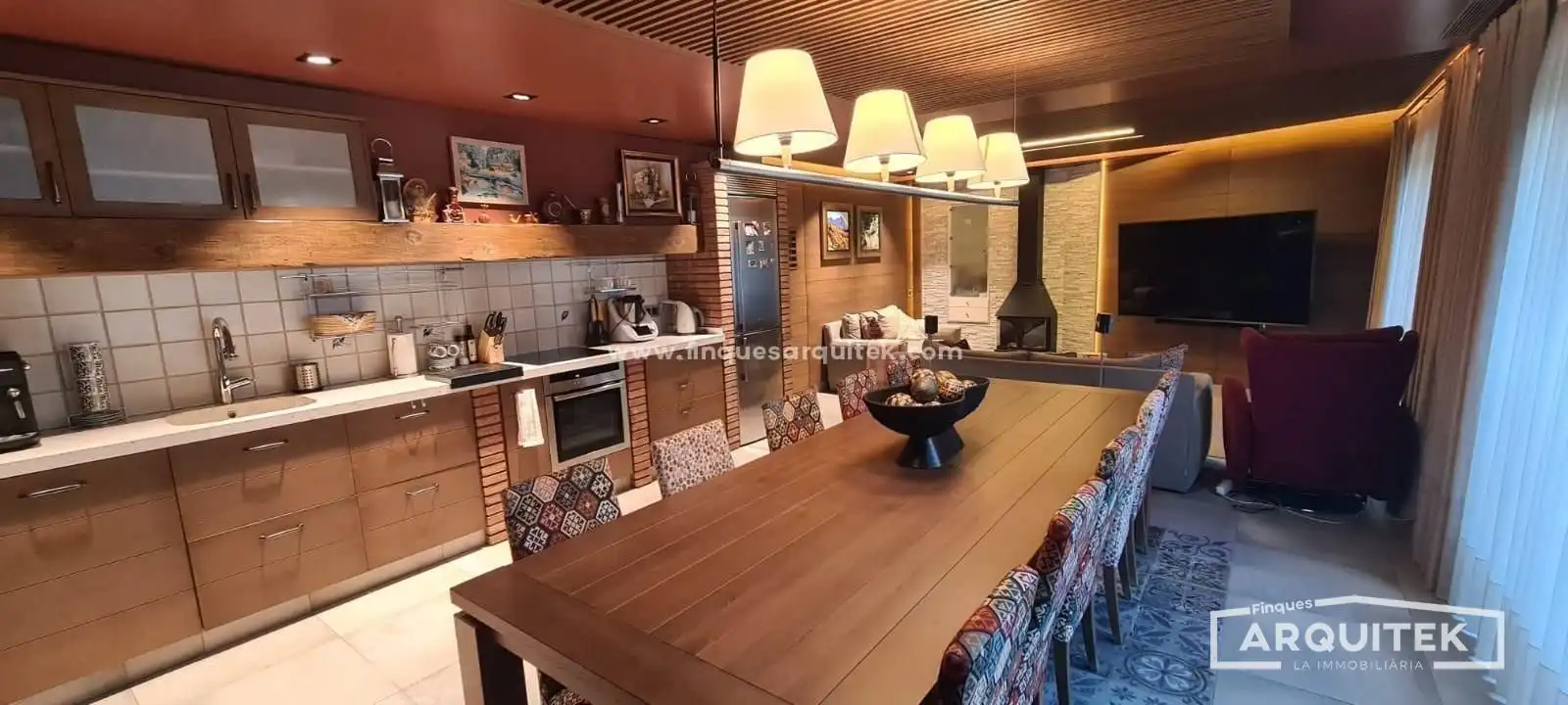 Cuina de Casa o xalet en venda en Lleida amb Aire condicionat, Calefacció i Terrassa
