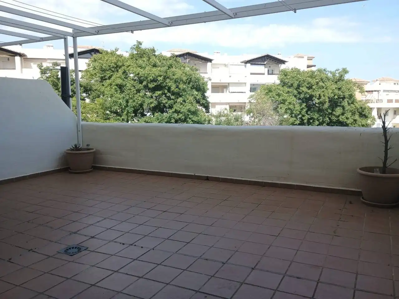Terraza de Apartamento de alquiler en Benalmádena con Aire acondicionado, Terraza y Amueblado