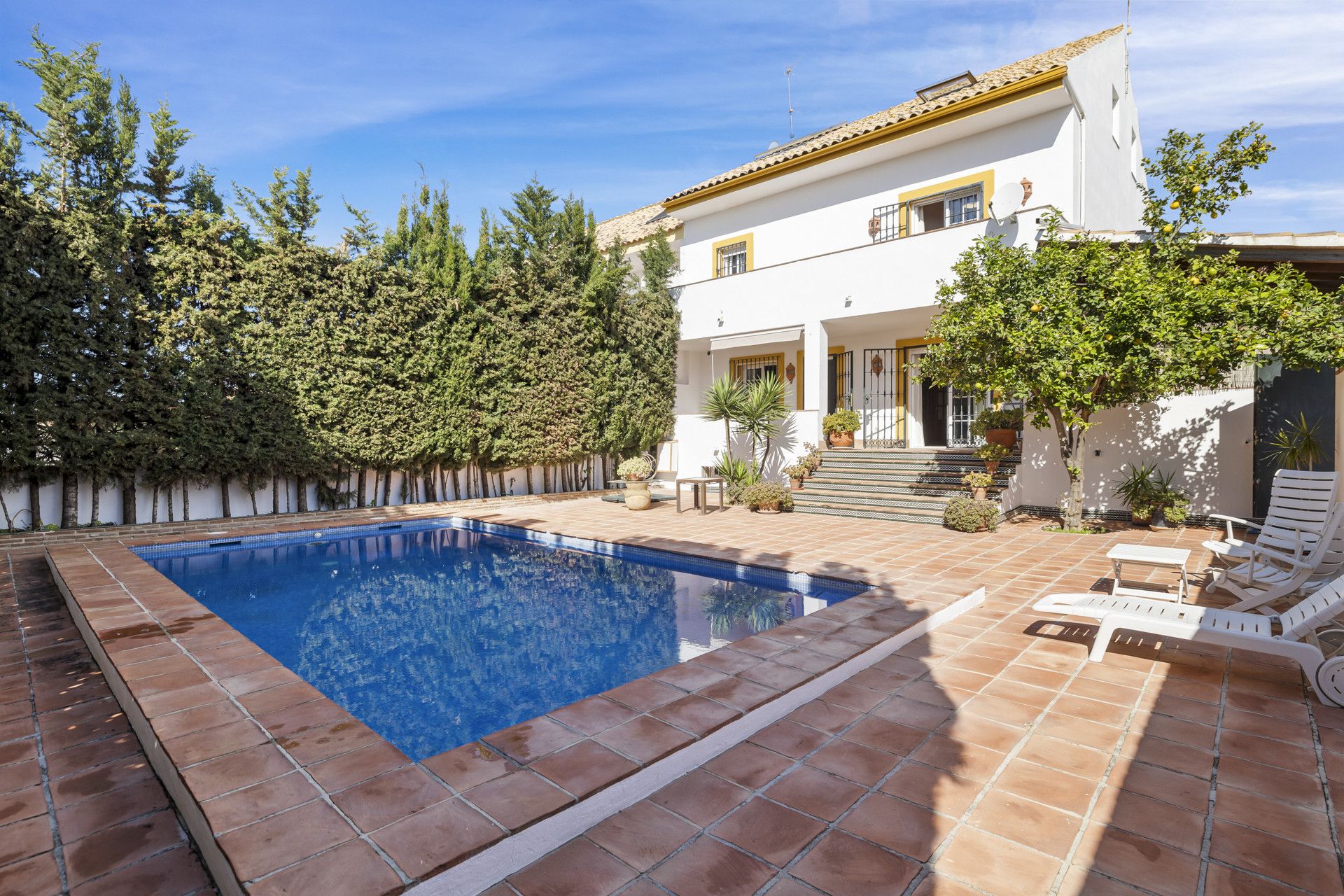 Garden of Single-family semi-detached for sale in Marbella  with Air Conditioner, Private garden and Terrace