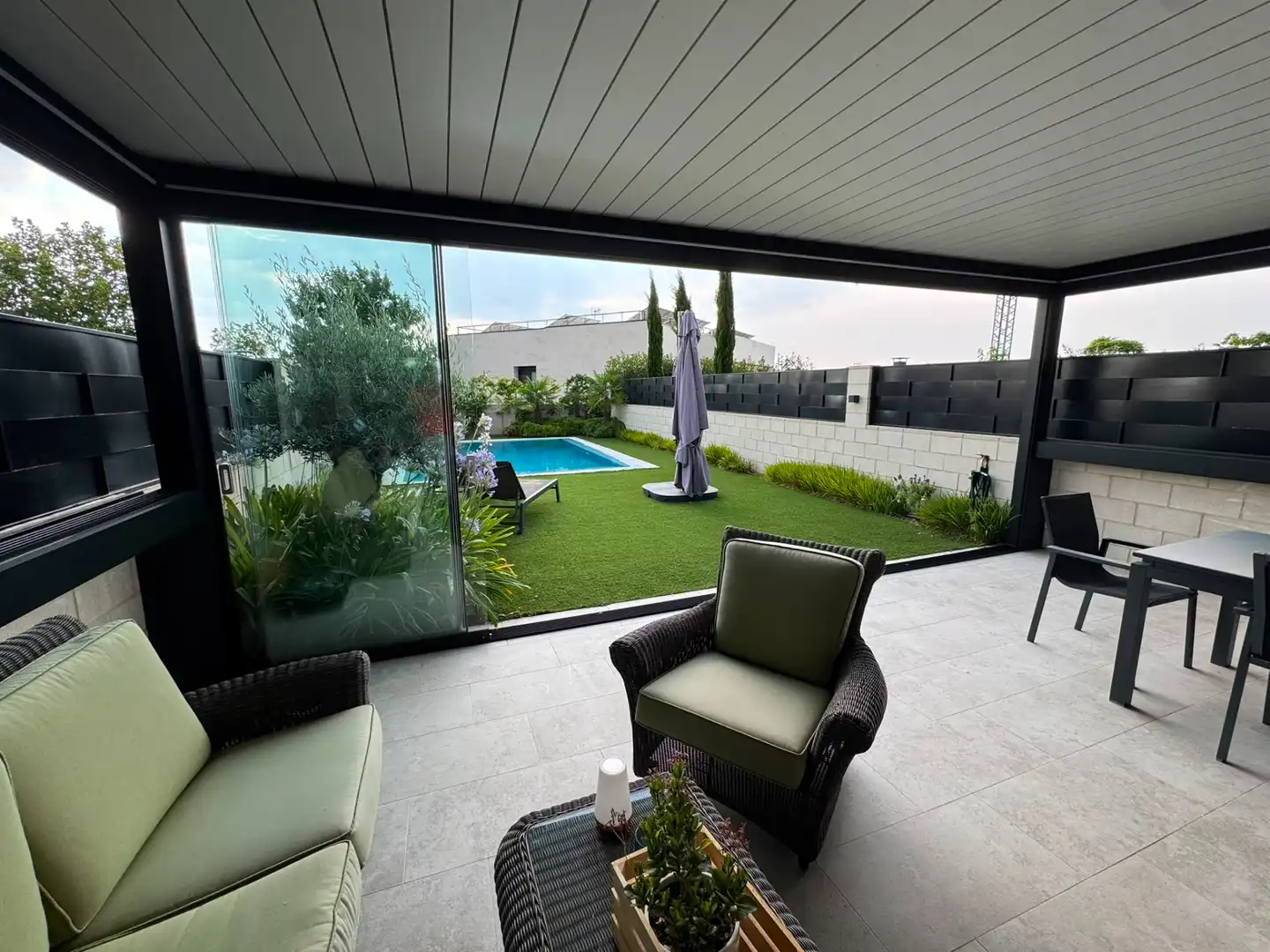 Terrassa de Casa o xalet en venda en Boadilla del Monte amb Calefacció, Jardí privat i Terrassa