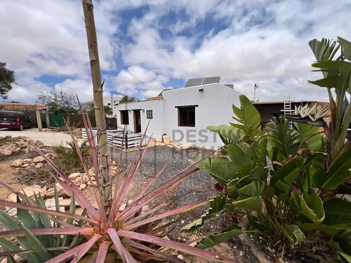 Exterior view of Country homes for sale in La Oliva  with Air Conditioner, Private garden and Terrace