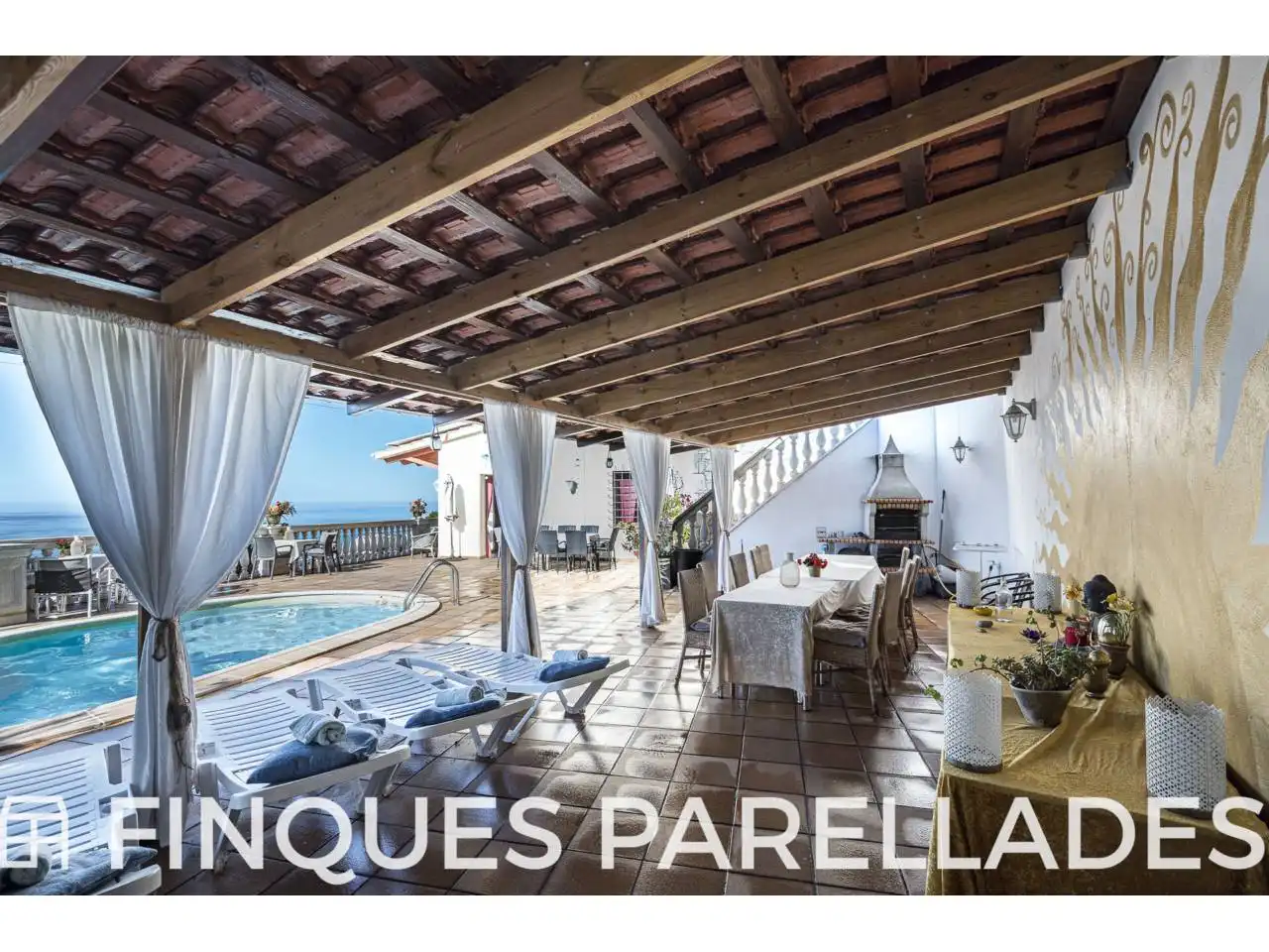 Terrace of Houses for sale in Sitges  with Terrace and Swimming Pool