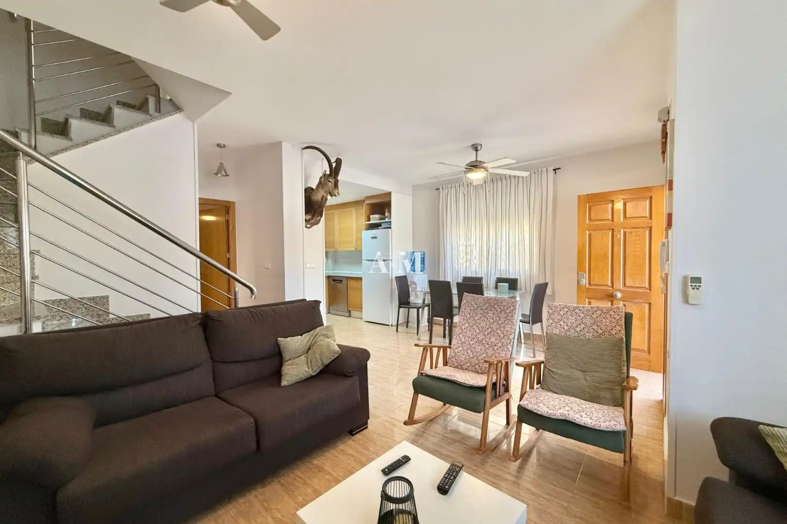 Sala d'estar de Casa o xalet de lloguer en Pilar de la Horadada amb Aire condicionat, Calefacció i Terrassa