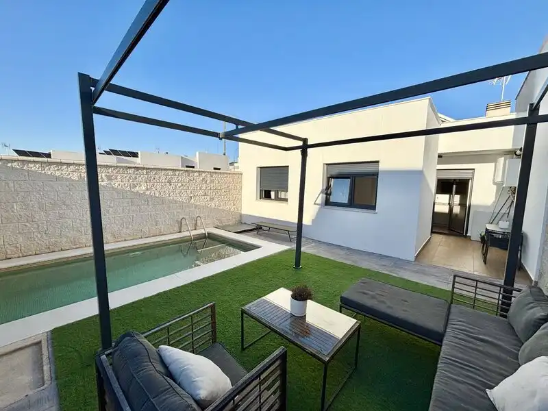 Terraza de Casa adosada en venta en Olías del Rey con Aire acondicionado, Calefacción y Piscina